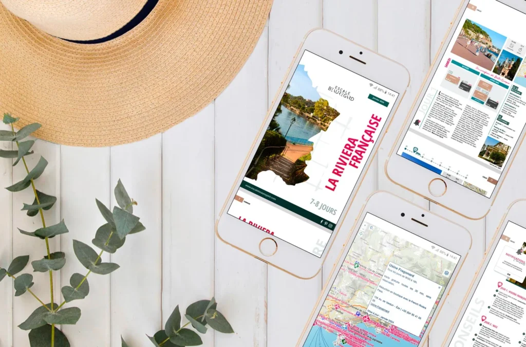 Le guide de voyage numérique Escale Beauregard "La Riviera Française"