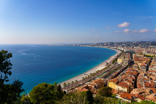 Panorama sur Nice et la grande bleue